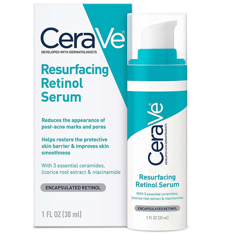 พร้อมส่ง เซรั่มผลัดผิว CeraVe Resurfacing Retinol Face Serum 30ml.