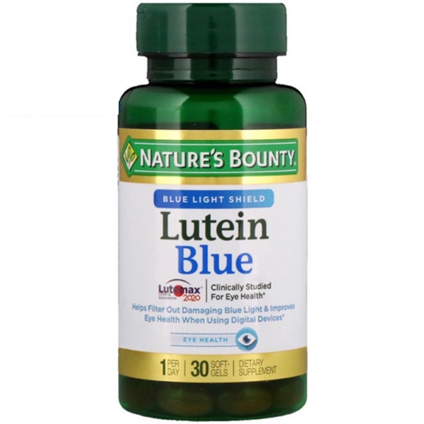 พร้อมส่ง ลูทีนบำรุงสายตาป้องกันแสงสีฟ้า Nature's Bounty Lutein Blue