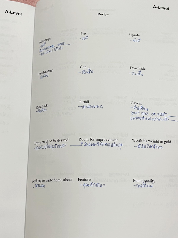 ►หนังสือฟารอส◄ หนังสือกวดวิชาภาษาอังกฤษฟารอส Farose Academy เล่ม A-Level ในหนังสือมีโจทย์เข้มข้นทั้งเล่ม ด้านหลังมี Vocab หมวดต่างๆที่ควรจำ จดครบเกือบทั้งเล่ม จดละเอียด