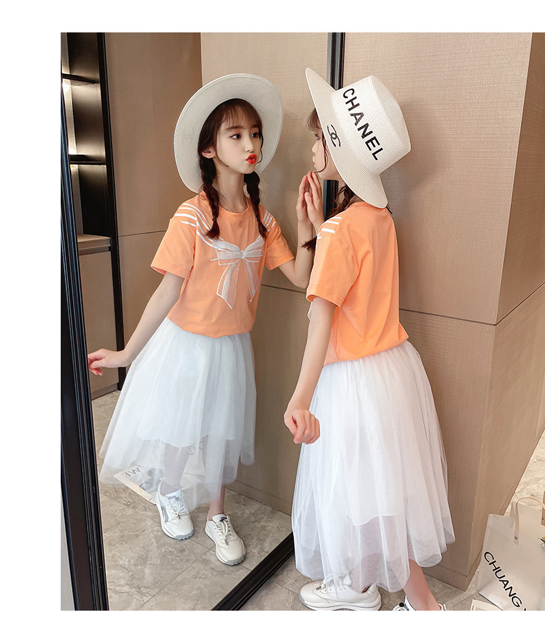 dr5499 เสื้อ+กระโปรง เด็กโต 3 ตัวต่อแพ็ค 110-160 (เลือกไซส์ได้ให้ครบแพ็ค)