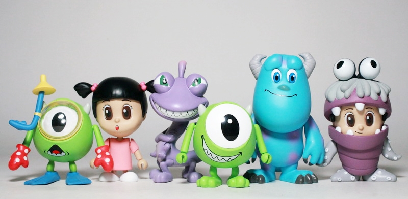 โมเดลมอนสเตอร์อิงค์ ชุดบู 6 ตัว