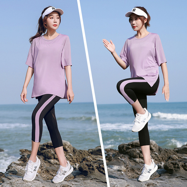 ชุดออกกำลังกายผู้หญิง (L,XL,2XL,3XL,4XL) ZYS101+8014