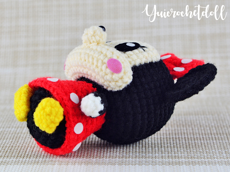 ตุ๊กตาถักโครเชต์ มินนี่เม้าส์ Minnie Mouse