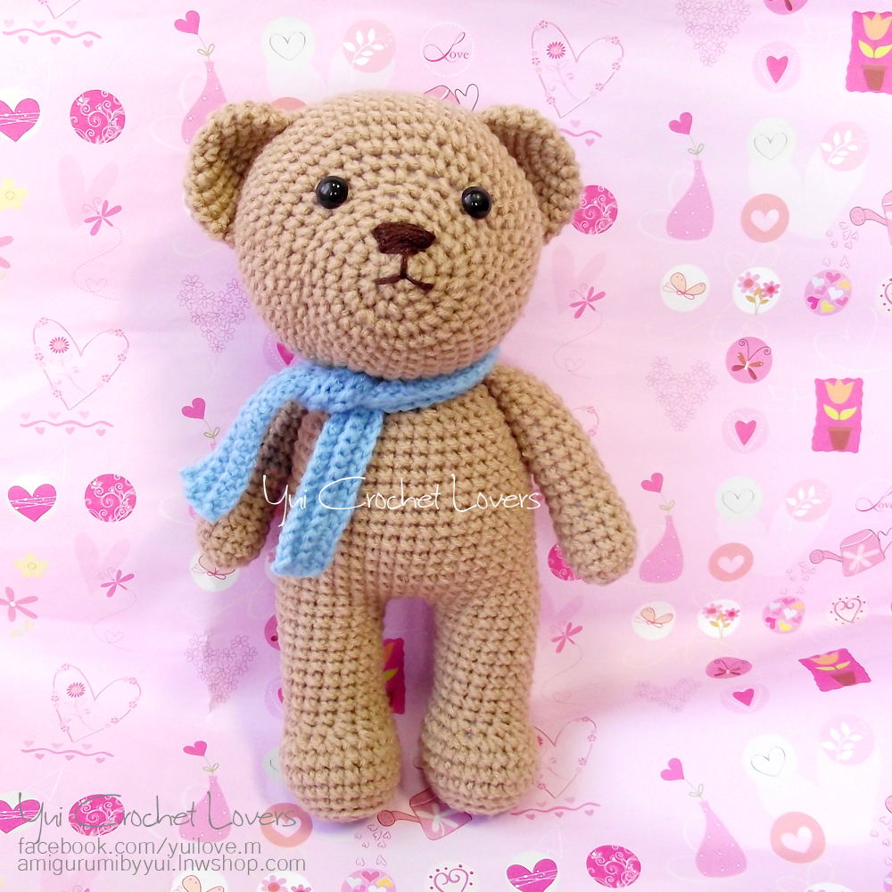 ตุ๊กตาถักไหมพรมหมี เท็ดดี้แบร์ Teddy Bear