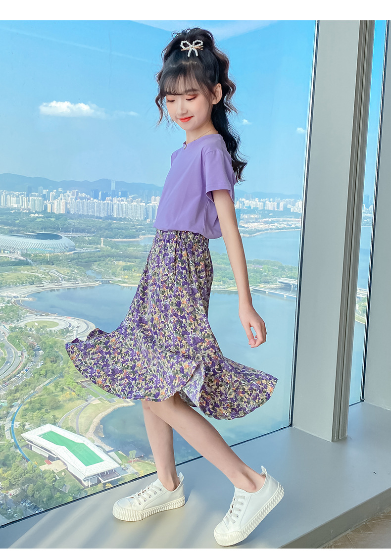 dr5177 เสื้อ+กระโปรง เด็กโต 3 ตัวต่อแพ็ค 110-160 (เลือกไซส์ได้ให้ครบแพ็ค)