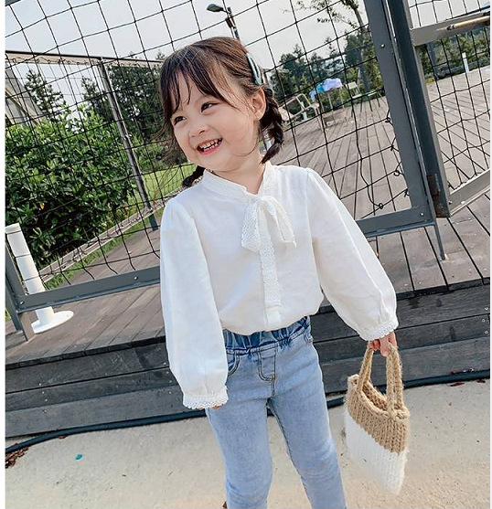 yw872 เสื้อแขนยาว size 7-15 5 ชุดต่อแพ็ค