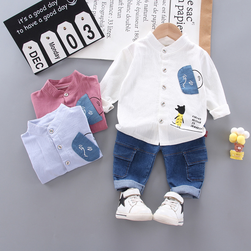 ha1774 เสื้อแขนยาว+กางเกง size 80-110 จำนวน 4 ตัวต่อแพ็ค