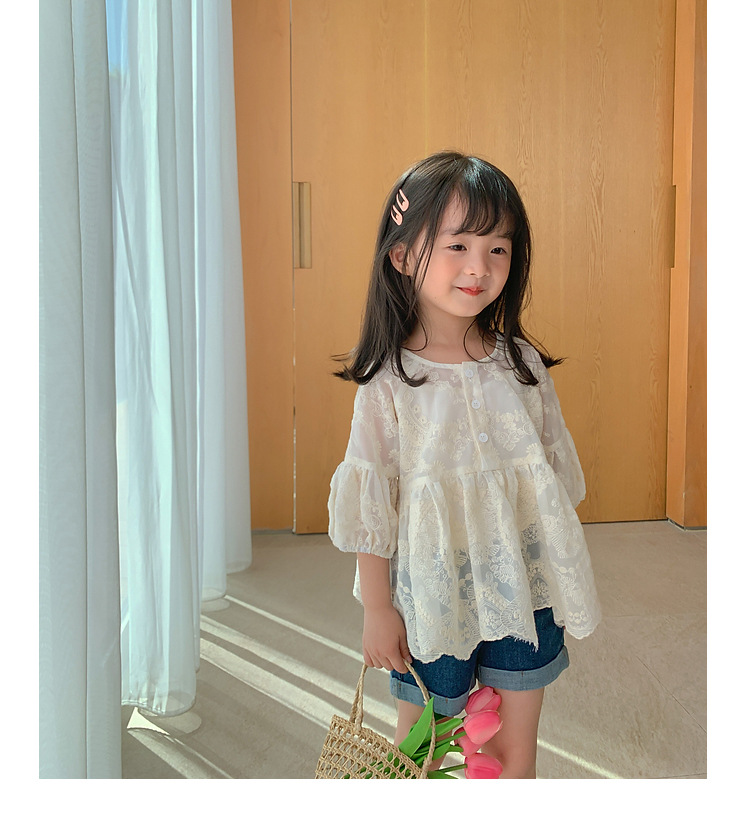 yy68 เสื้อลูกไม้ size 7-15 5 ชุดต่อแพ็ค (เลือกไซส์ได้ ให้ครบแพ็ค)