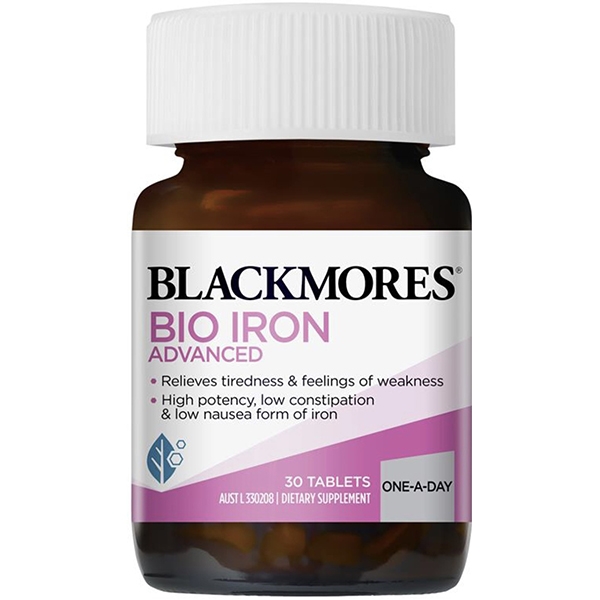 พร้อมส่ง บำรุงเลือด Blackmores Bio Iron Advanced