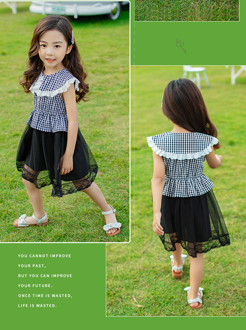 dm163 เดรส เด็กโต 3 ตัวต่อแพ็ค 110-160 (เลือกไซส์ให้ครบแพ็ค)