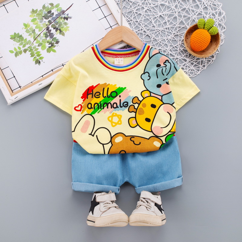 ha1521 เสื้อ+กางเกง size 80-120 จำนวน 5 ตัวต่อแพ็ค