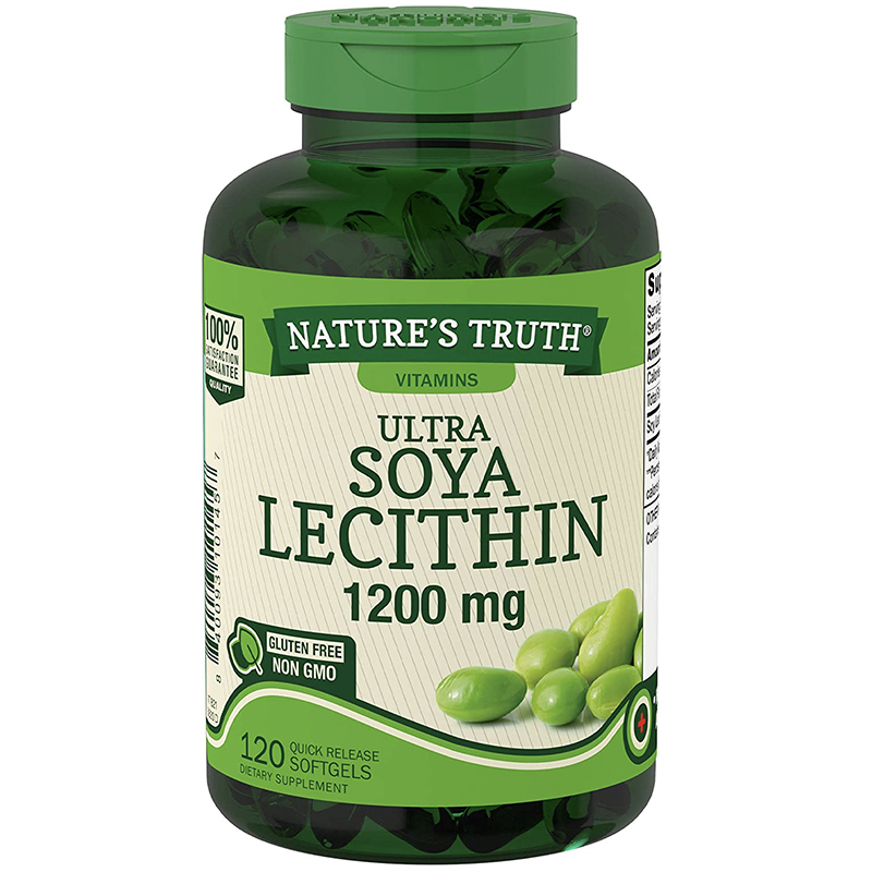 พร้อมส่ง เลซิติน ถั่วเหลือง Nature’s Truth Soya Lecithin 1,200 mg