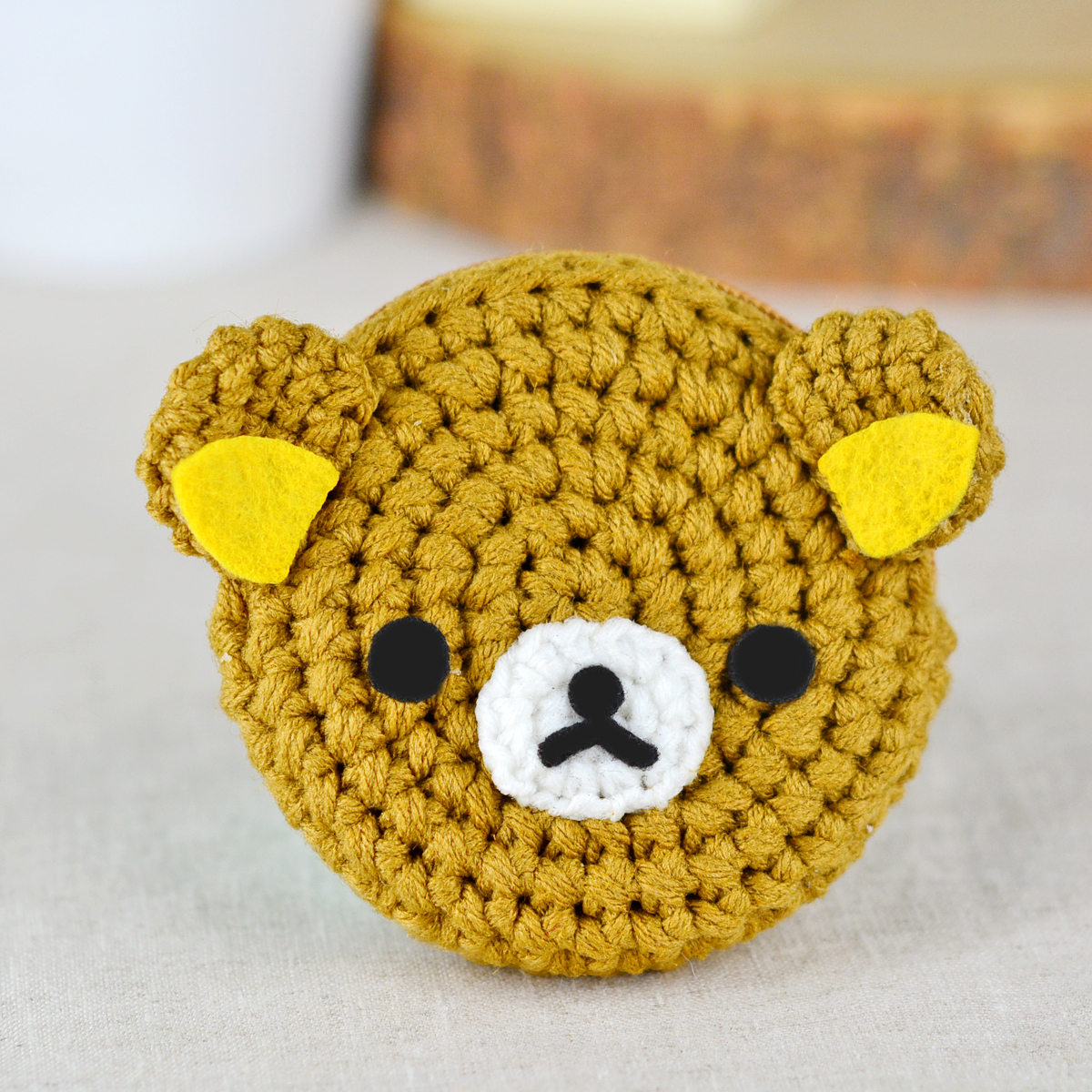 แพทเทิร์นกระเป๋าใส่เหรียญ ทรงกลม