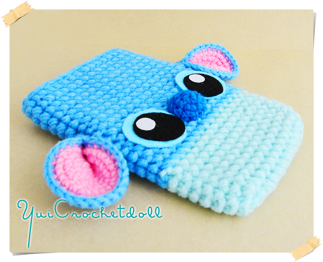 ซองใส่โทรศัพท์มือถือไหมพรม สติช