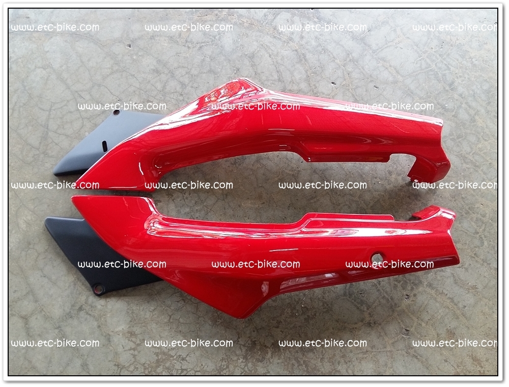 ฝาข้าง BEAT-R สีแดง/ดำ
