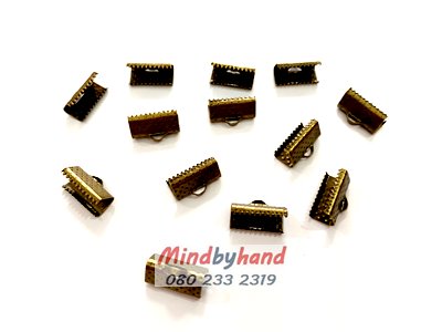 ตัวหนีบปลาย (บานพับ) สีเงิน / สีทอง / สีรมควัน 13 มิล