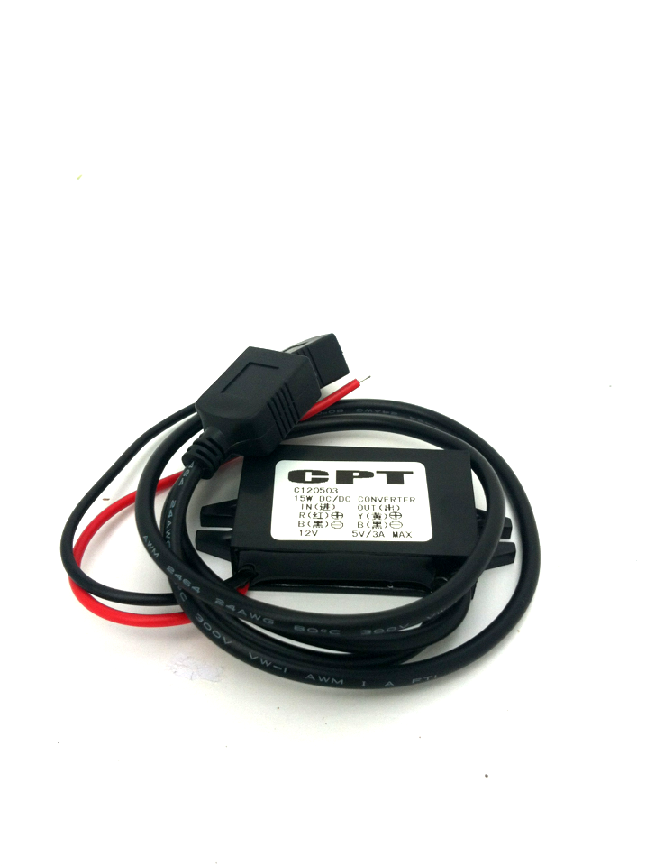 วงจรแปลงไฟ 12V 24V เป็น USB 5V 3A กันน้ำ