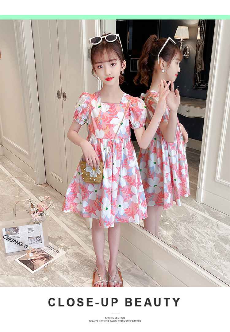 dr4955 เดรส เด็กโต 3 ตัวต่อแพ็ค 110-160 (เลือกไซส์ได้ให้ครบแพ็ค)