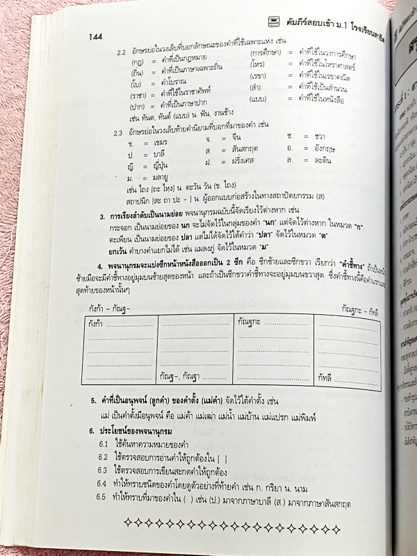 ►สอบเข้า ม.1 สาธิต◄ หนังสือคัมภีร์สอบเข้า ม.1 โรงเรียนสาธิต มีสรุปเนื้อหา 5 วิชาหลักคณิต ไทย สังคม วิทย์ อังกฤษ มีแนวข้อสอบเข้าโรงเรียนสาธิต มศว.ปทุมวัน มศว.ประสานมิตร สาธิตราม มีเฉลยและเฉลยละเอียดครบทุกวิชาครบทุกข้อ ในหนังสือมีเขียนเล็กน้อย กระดาษเหลืองเ