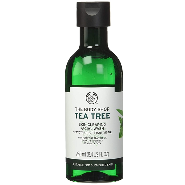 พร้อมส่ง เจลล้างหน้าทีทรีออยล์ The Body Shop Tea Tree Skin Clearing Facial Wash 250ml.
