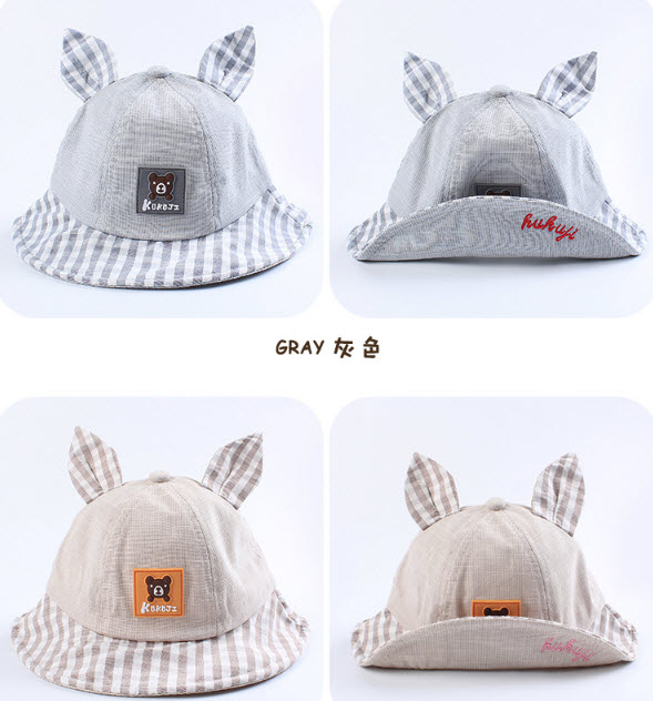 yu1356 หมวกเด็ก 5 ใบต่อแพ็ค **คละสี**