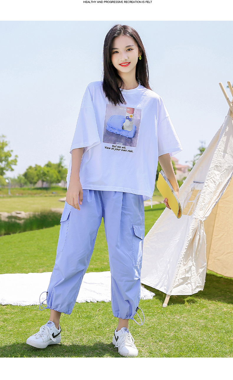dr5448 เสื้อ+กางเกง เด็กโต 3 ตัวต่อแพ็ค 110-170 (เลือกไซส์ได้ให้ครบแพ็ค)