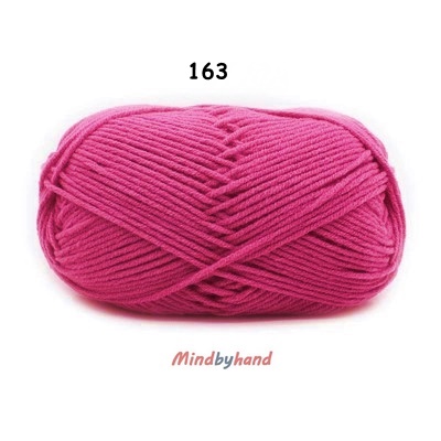 Milk Cotton เส้น4ply สีพื้น 163