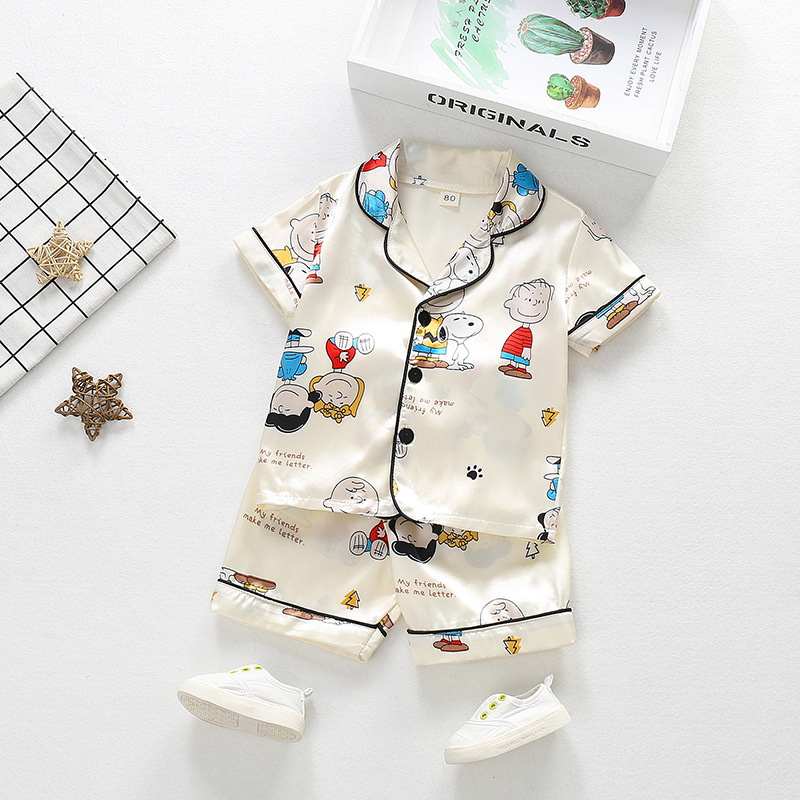 ha1312 ชุดนอน เสื้อ+กางเกง size 80-110 จำนวน 4 ตัวต่อแพ็ค