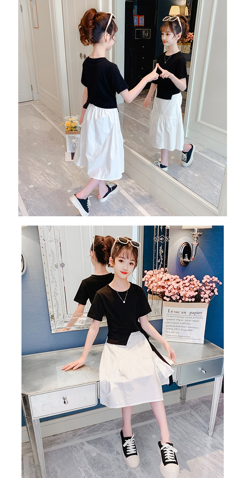 dr5158 เสื้อ+กระโปรง เด็กโต 3 ตัวต่อแพ็ค 110-170 (เลือกไซส์ได้ให้ครบแพ็ค)