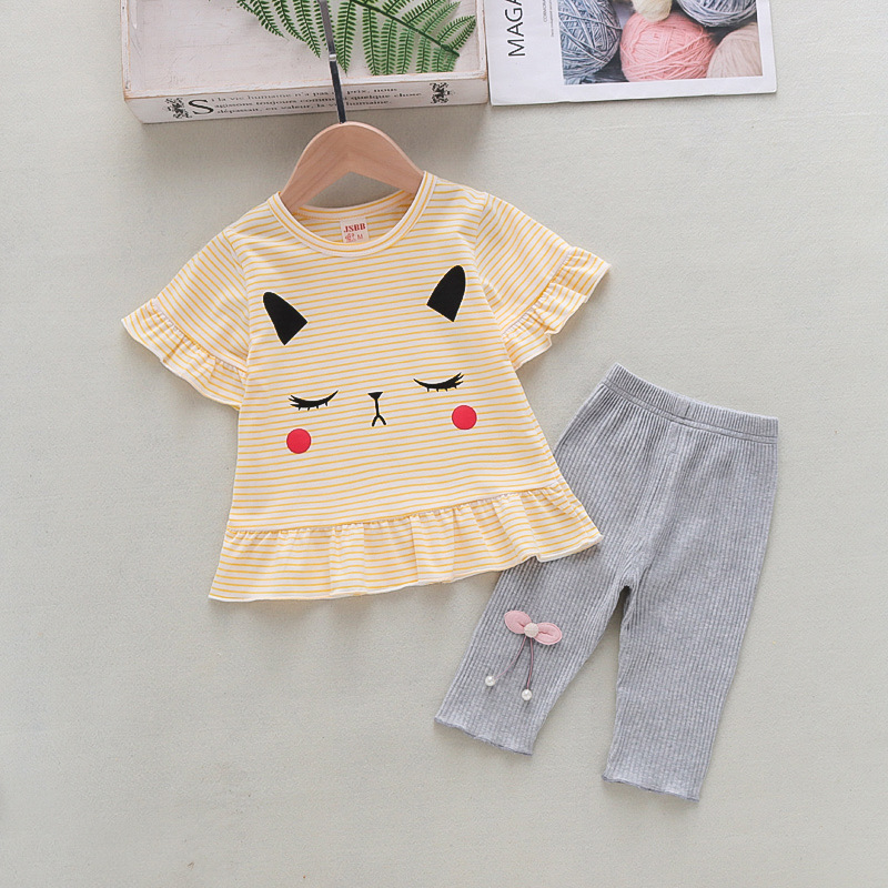 ha1274 เสื้อ+กางเกง size 80-110 จำนวน 4 ตัวต่อแพ็ค