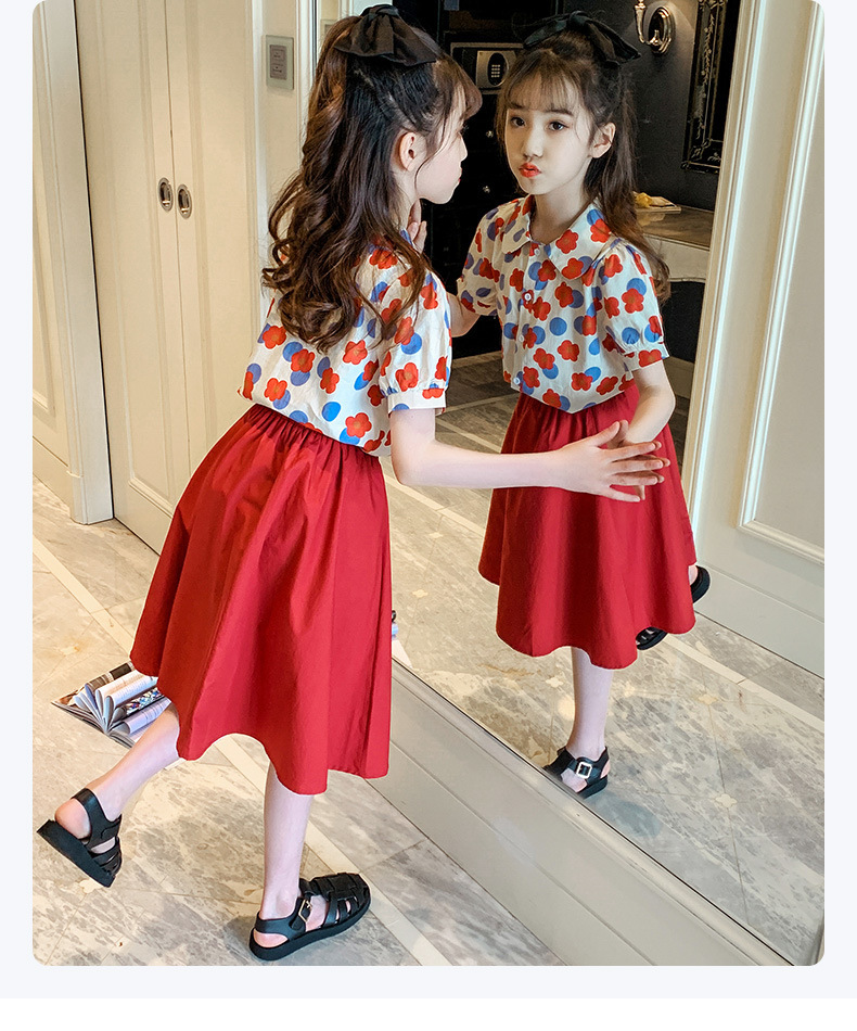 dr5154 เสื้อ+กระโปรง เด็กโต 3 ตัวต่อแพ็ค 110-170 (เลือกไซส์ได้ให้ครบแพ็ค)