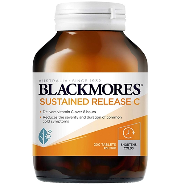 พร้อมส่งฟรี วิตามินซีละลายช้า Blackmores Sustained Release C