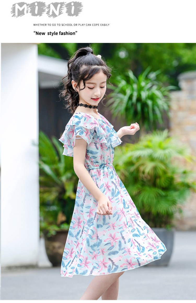 dr4726 เดรส เด็กโต 3 ตัวต่อแพ็ค 120-170 (เลือกไซส์ได้ให้ครบแพ็ค)
