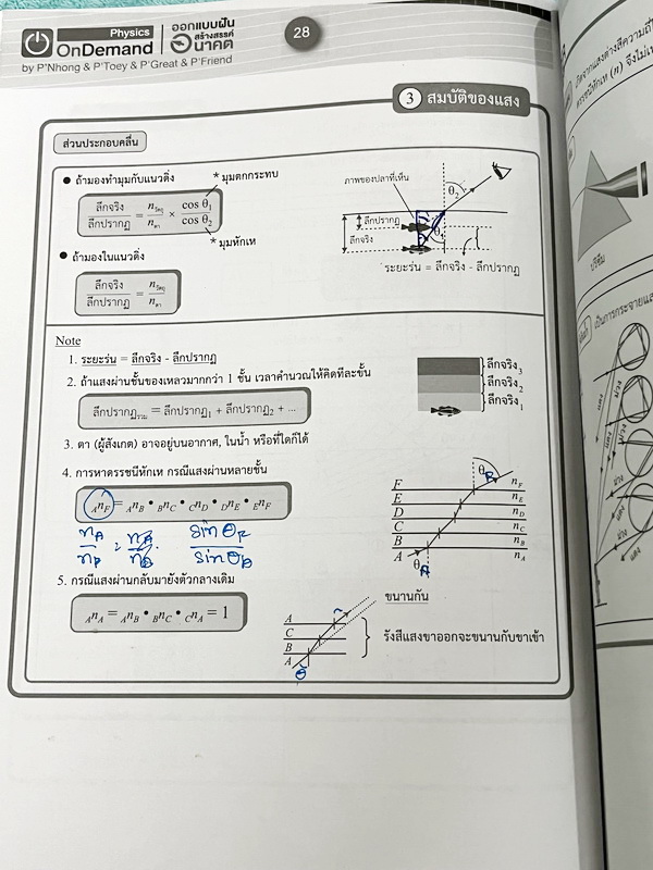 ►หนังสือสอบเข้ามหิดล,สอบเข้าจุฬาภรณ์◄ หนังสือกวดวิชาออนดีมานด์ ติวเข้มเข้ามหิดลและจุฬาภรณ์ วิชาฟิสิกส์ ในหนังสือมีสรุปเนื้อหาระดับชั้น ม.ต้น ทั้งหมด ม.1-2-3 มีแนวข้อสอบและโจทย์แบบฝึกหัด อาจารย์มีเน้น Key Idea สำคัญที่ควรจำ ในหนังสือมีจดบางหน้า จดละเอียด ด