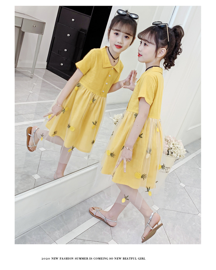 dr4971 เดรส เด็กโต 3 ตัวต่อแพ็ค 110-160 (เลือกไซส์ได้ให้ครบแพ็ค)