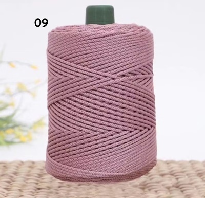 เชือกร่มเส้น3มิล รหัสสี 09 ชมพูกะปิ