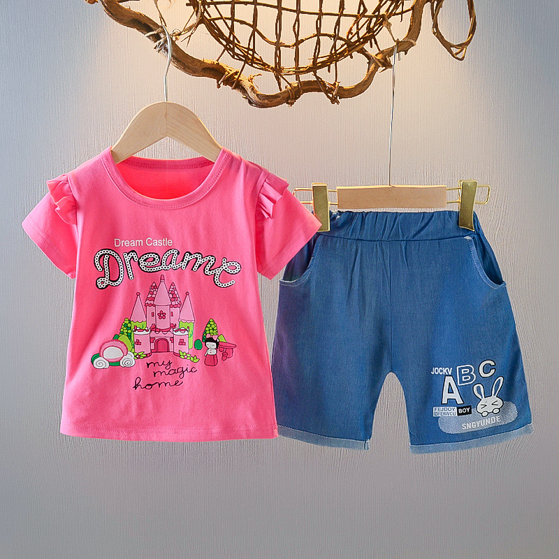 ha1365 เสื้อ+กางเกง size 80-110 จำนวน 4 ตัวต่อแพ็ค