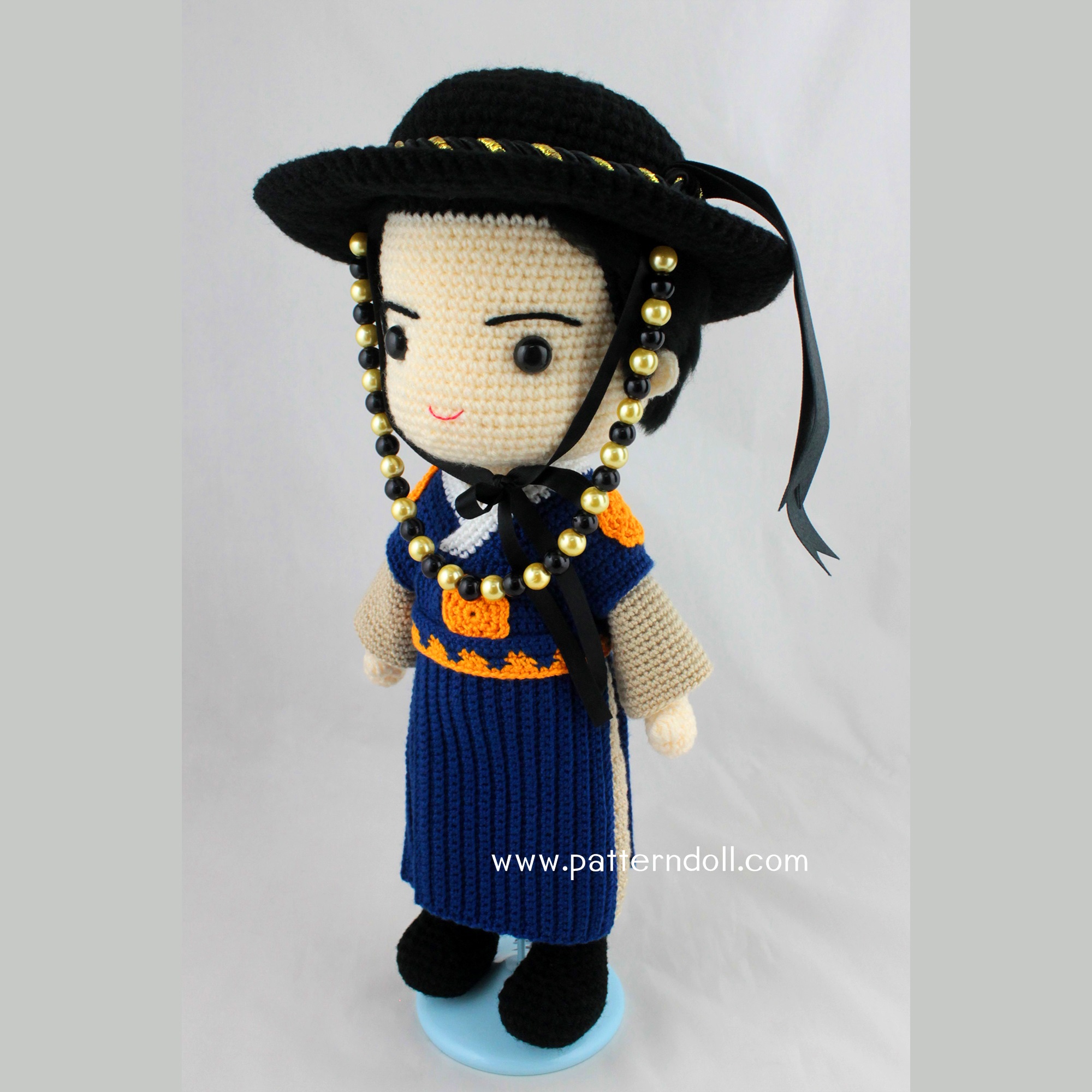 หนังสืองานฝีมือตุ๊กตาถักโครเชต์คู่รักชุดฮันบก