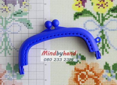 ปากกระเป๋าปิ๊กแป๊กพลาสติก ขนาด 3.5 นิ้ว