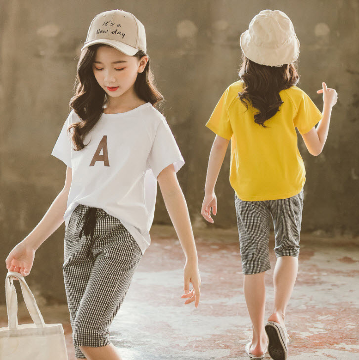 dr4764 เสื้อ+กางเกง เด็กโต 3 ตัวต่อแพ็ค 110-160 (เลือกไซส์ได้ให้ครบแพ็ค)