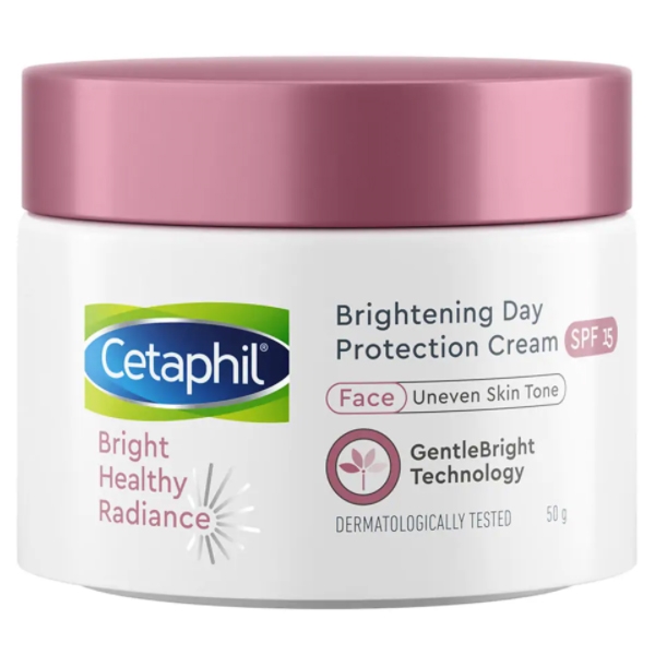 พร้อมส่ง บำรุงกลางวัน Cetaphil Bright Healthy Radiance Brightening Day Protection Cream SPF 15 50g.