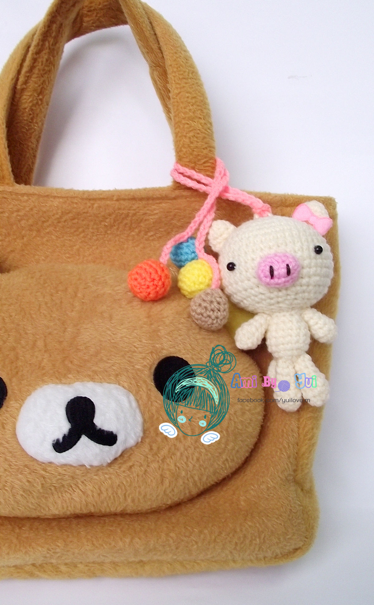 พวงห้อยกระเป๋าหมูพิงค์กี้