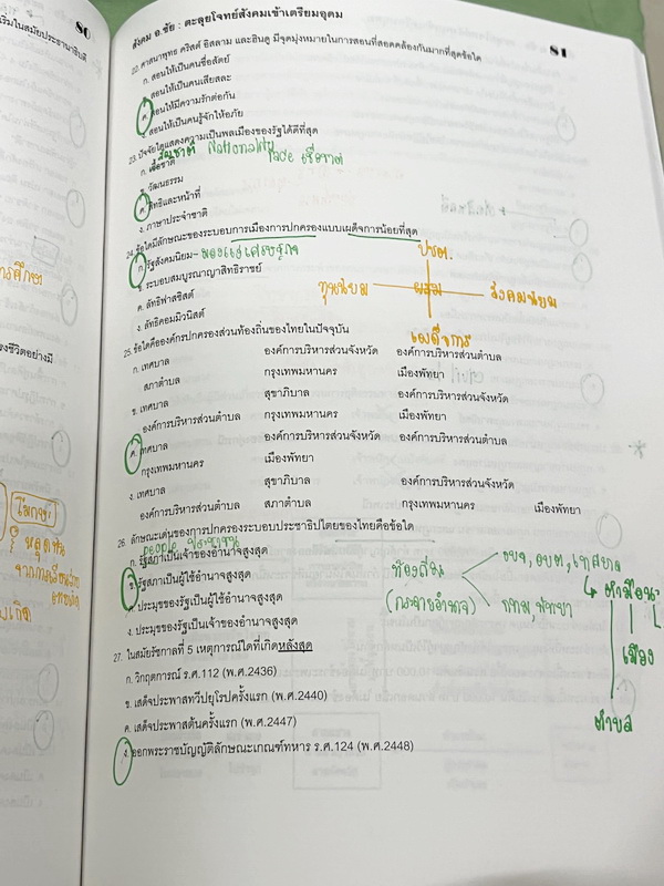 ►อ.ชัย สังคม◄ หนังสือกวดวิชาสังคม อ.ชัย คอร์สตะลุยโจทย์สังคม เข้าเตรียมอุดม + ชีทเฉลย มีโจทย์ทดสอบทั้งหมด 14 ชุด ชุดละ 50 ข้อ รวม 700 ข้อ ในหนังสือมีจดครบเกือบทั้งเล่ม จดละเอียด ด้านหลังมีเว้นว่างไปบ้างยังไม่ได้ทำโจทย์ //ในชีทเฉลยมีเฉลยโจทย์ครบทั้ง 14 ชุด