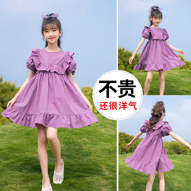 dr4951 เดรส เด็กโต 3 ตัวต่อแพ็ค 110-160 (เลือกไซส์ได้ให้ครบแพ็ค)