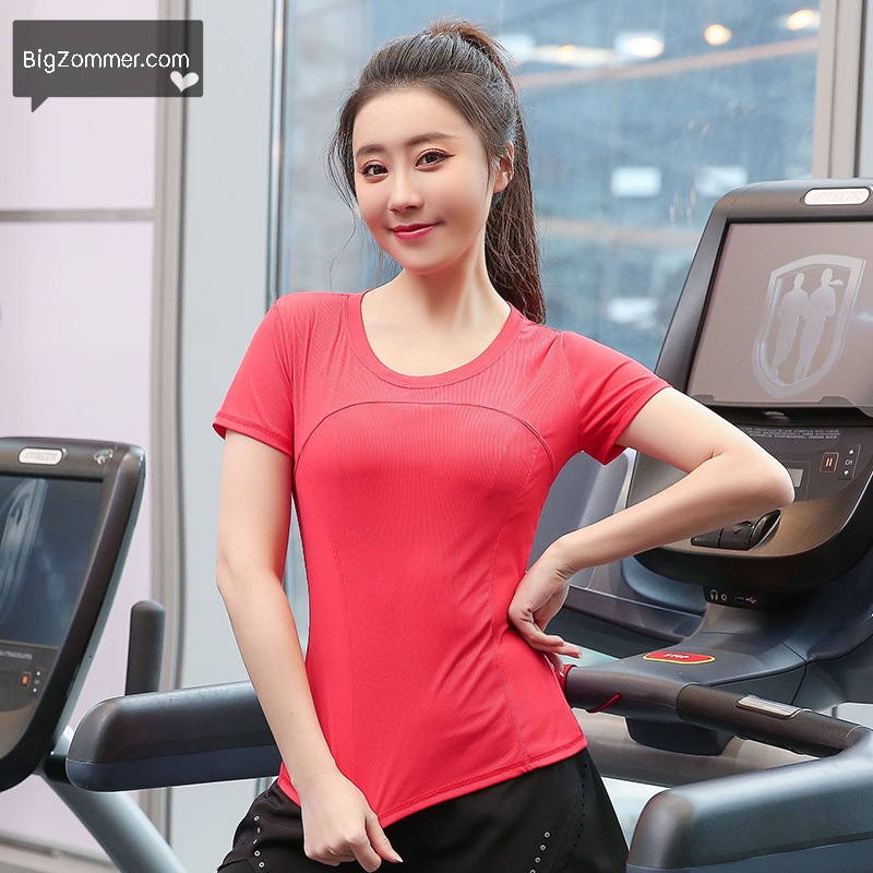 เสื้อยืดออกกำลังกายผู้หญิง (L,XL,2XL,3XL,4XL) S185