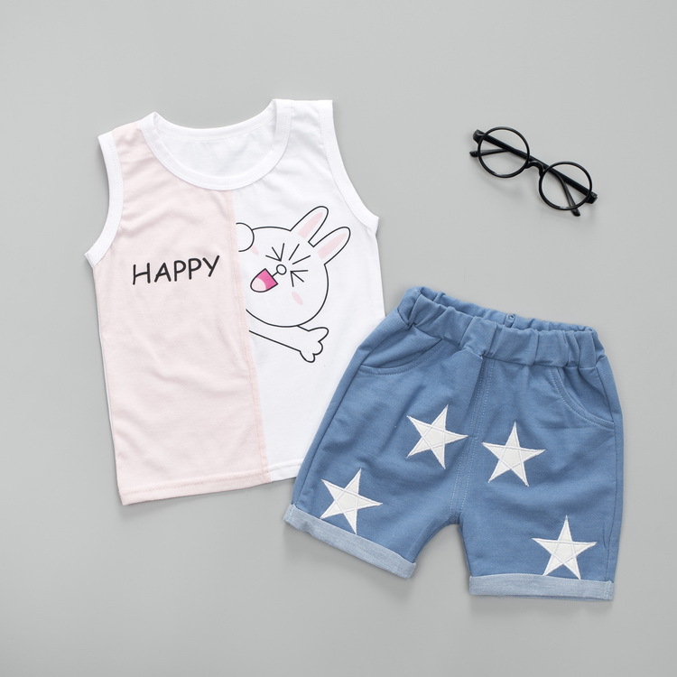 ha430 เสื้อกล้าม+กางเกง size 80-110 4ตัวต่อแพ็ค