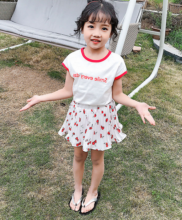 yw609 เสื้อ+กระโปรง size 7-15 5 ชุดต่อแพ็ค