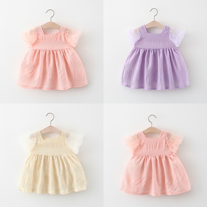 my2758 เดรส size 80-110 จำนวน 4ตัว ต่อแพ็ค