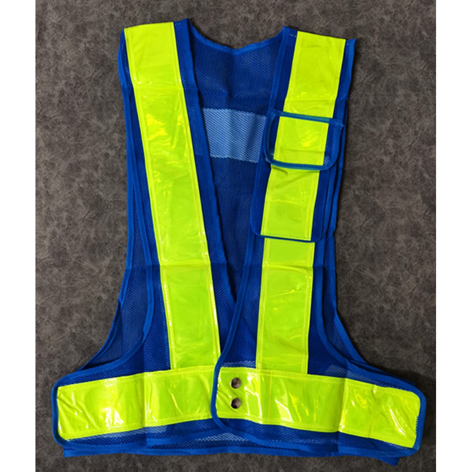 เสื้อกั๊กสะท้อนผ้าตาข่าย มีสี ดำ-เขียว, เขียว-ส้ม,ส้ม-เขียว, เขียว-เขียว,เขียว-ขาว,ดำ-ส้ม,เขียว-แดง,น้ำเงิน-เขียว,ดำ-น้ำเงิน