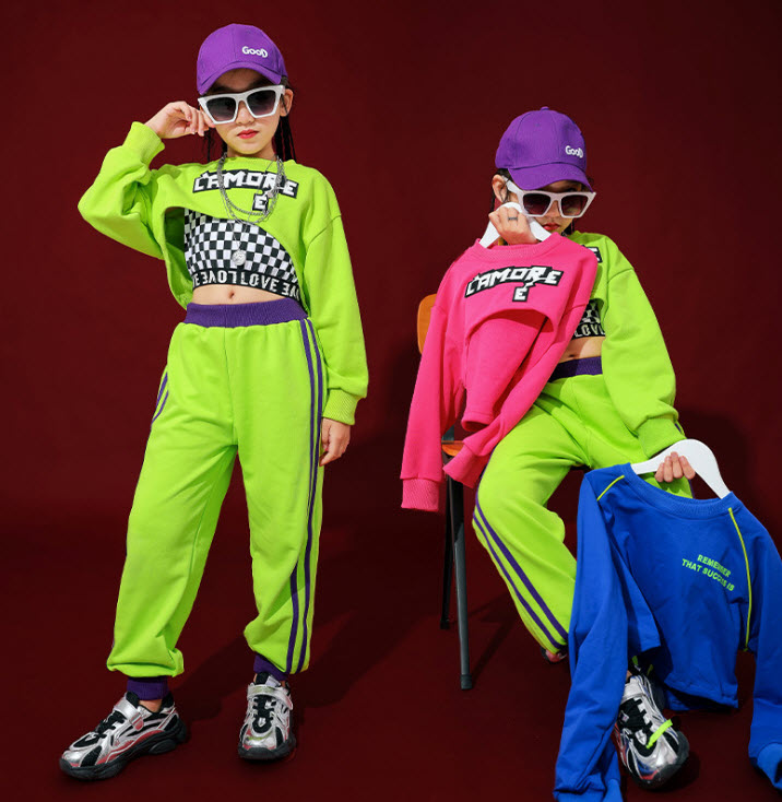 hop155 เสื้อแขนยาว+กางเกง size 110-160 3 ตัวต่อแพ็ค**คละไซส์ได้ จำนวนให้ครบแพ็ค**